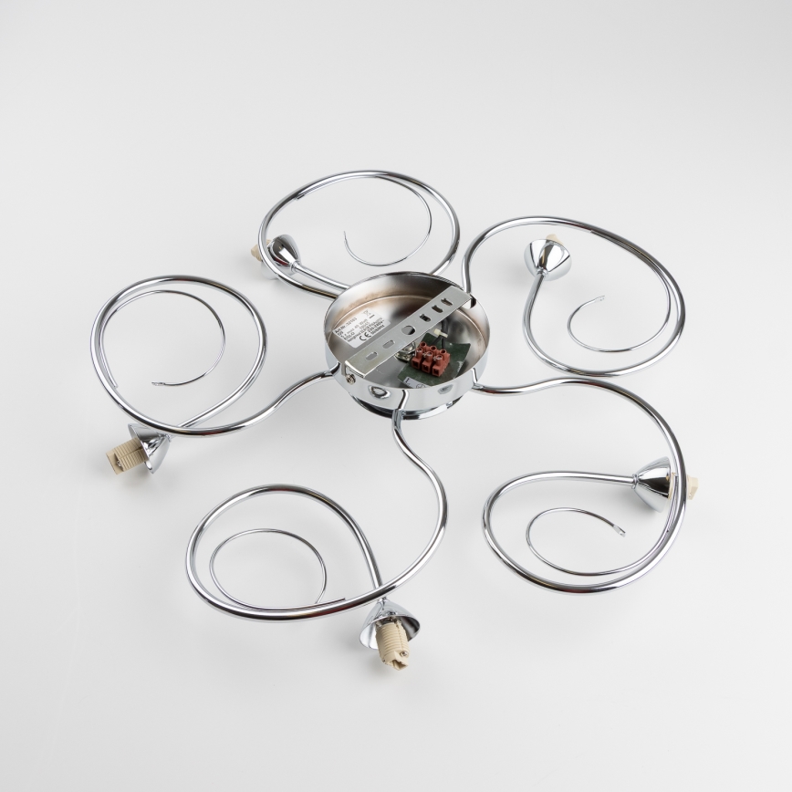 Eglo 32103 - Plafonnier VELAGO 5xG9/33W/230V chrome brillant