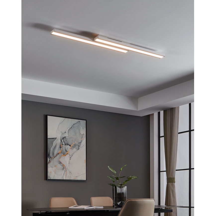 Eglo 32164 - LED RGBW dimbare plafondlamp SALITERAS-C LED/24W/230V 2700-6500K wit