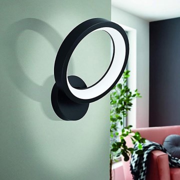 Eglo 32325 - LED RGBW Dimbare wandlamp MARGHERA-C LED/16W/230V 2700-6500K zwart