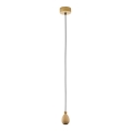 Eglo 32543 - Plafonnier YORTH 1xE27/60W/230V chêne