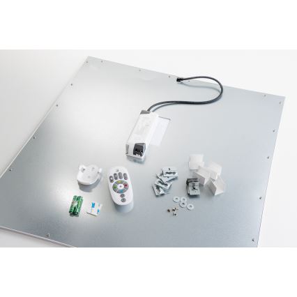 Eglo 32547 - LED RGBW Dimbaar Bevestigd/inbouw panel 2in1 SALOBRENA-C LED/34W/230V wit 60x60 cm + afstandsbediening