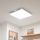 Eglo 32547 - Panneau en saillie/encastré 2en1 RGBW à intensité variable SALOBRENA-C LED/34W/230V blanc 60x60 cm + télécommande