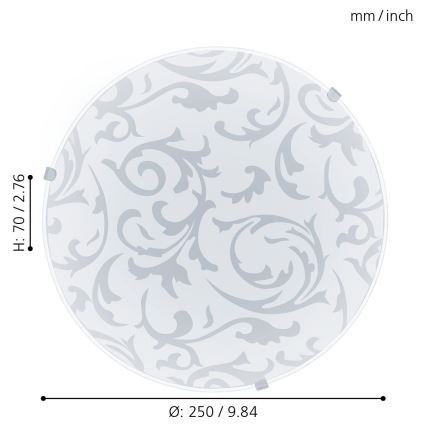 Eglo 32606 - Plafonnier LED MARS LED/11W/230V Ø 25 cm