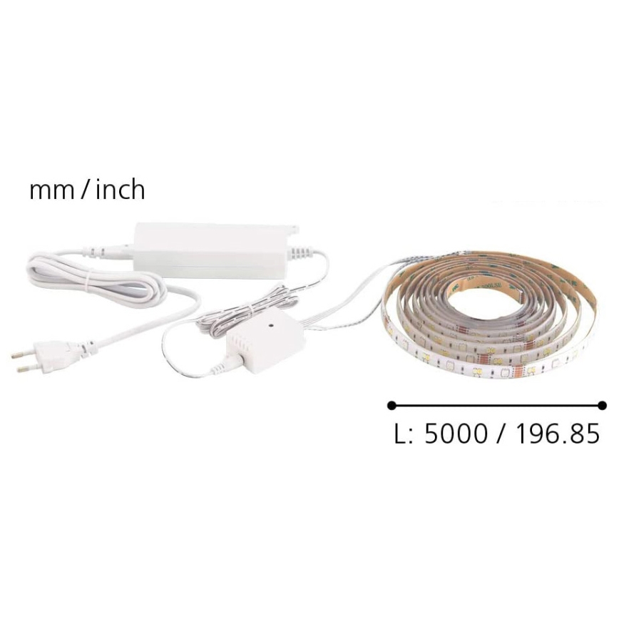 Eglo - LED RGB strip 5m STRIPE-C LED/19W/230V
