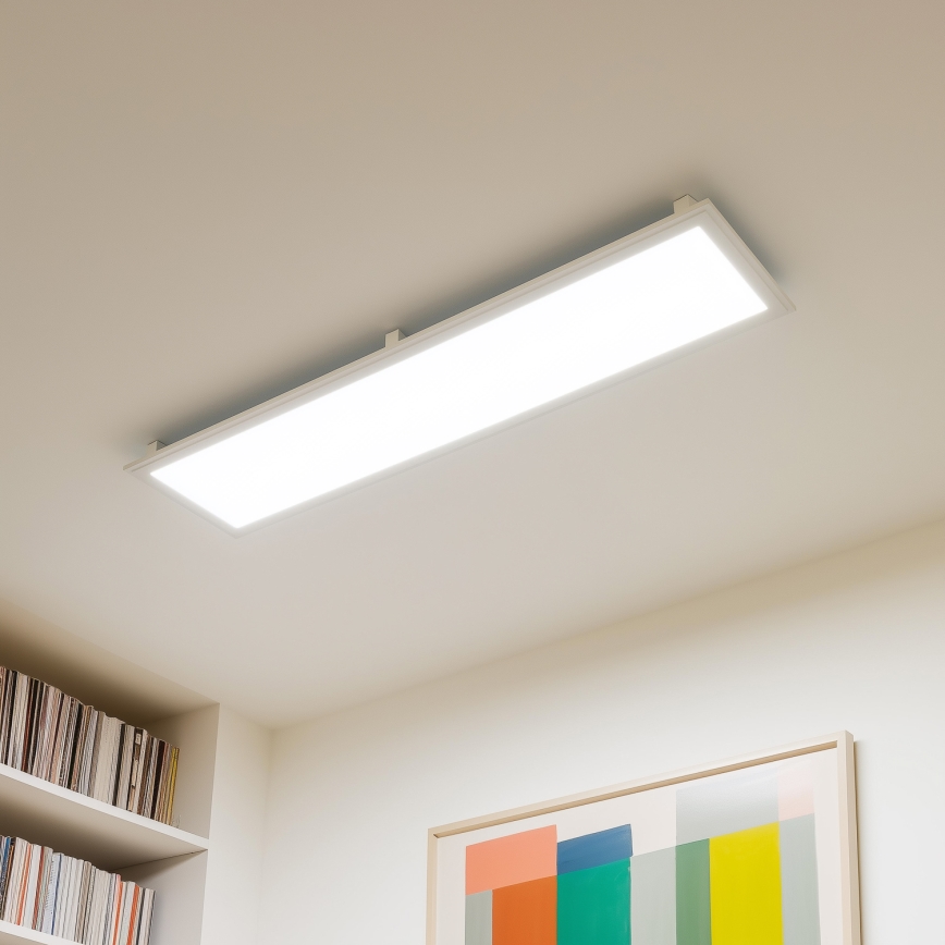 Eglo 32734 - LED RGBW Dimbaar Bevestigd/inbouw panel 2in1 SALOBRENA-C LED/34W/230V wit + afstandsbediening