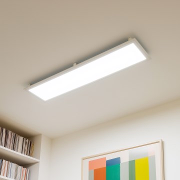 Eglo 32734 - LED RGBW Dimbaar opbouwarmatuur 2-in-1 SALOBRENA-C LED/34W/230V wit + afstandsbediening