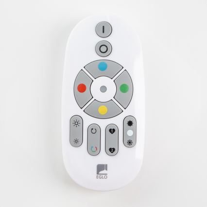 Eglo 32734 - Panneau en saillie/encastré RGBW à intensité variable 2en1 SALOBRENA-C LED/34W/230V blanc + télécommande