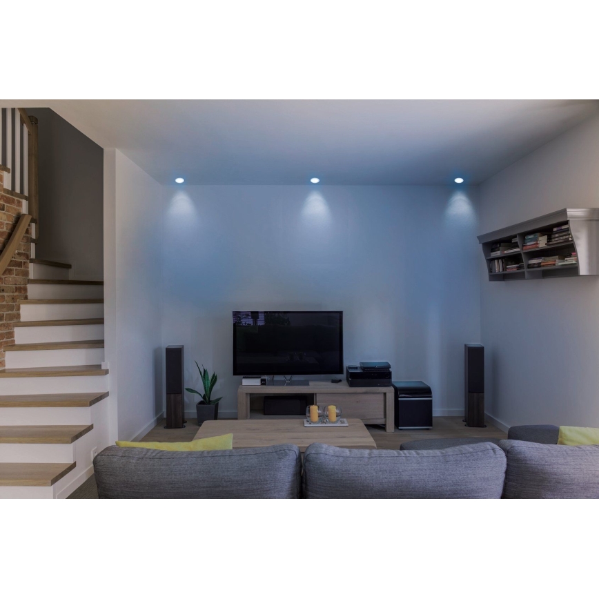 Eglo - Luminaire encastré LED RVB dimmable FUEVA-C LED/10,5W/230V Ø 17 cm