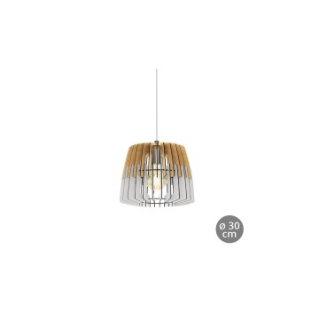 Eglo 32825 - Hanglamp aan koord SOTOS 1xE27/60W/230V