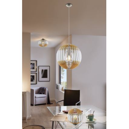 Eglo 32844 - Plafonnier OLMERO 1 1xE27/60W/230V