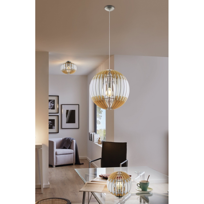 Eglo 32844 - Plafonnier OLMERO 1 1xE27/60W/230V