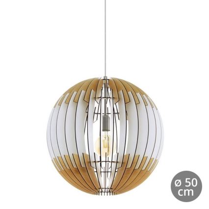 Eglo 32846 - Hanglamp aan een koord OLMERO 1xE27/60W/230V