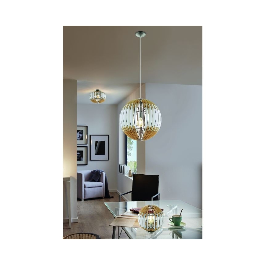 Eglo 32848 - Lampe de table OLMERO 1xE27/60W/230V