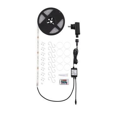 Eglo 32859 - LED RGB dimbare strip 5 m COB STRIPE LED/12W/230V 4000K IP44 + afstandsbediening