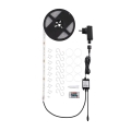 Eglo 32859 - Ruban COB LED RGB dimmable 5 m, 12 W/230 V, 4000 K, IP44 + télécommande
