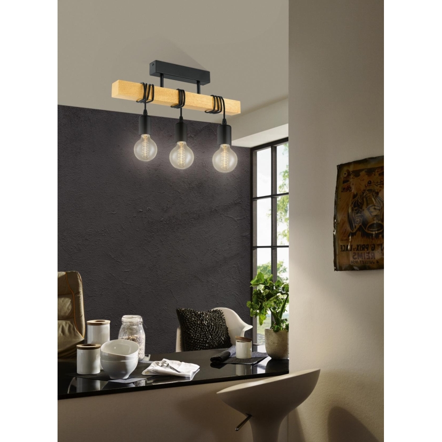 Eglo - Lustre TOWNSHEND 3xE27/60W/230V