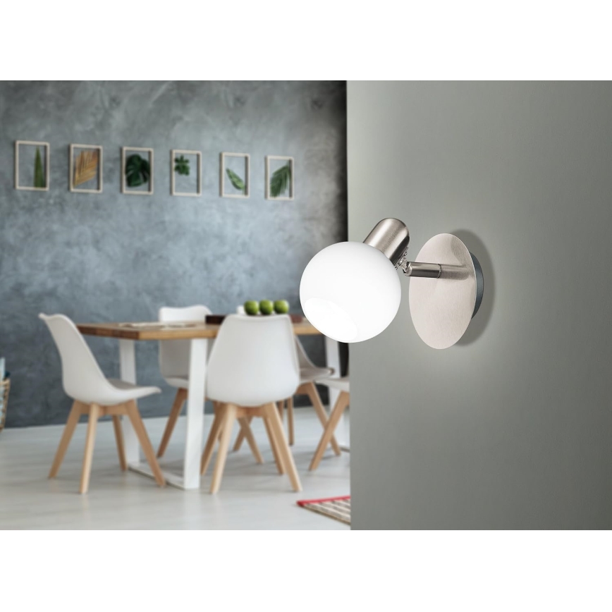Eglo 32925 - LED dimbare wandspot COMBA 1xE14/6W/230V mat chroom