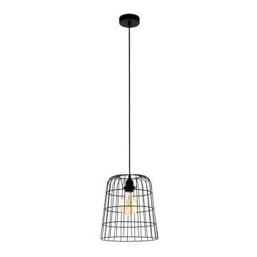 Eglo 33018 - Suspension fil LONGBURGH 1xE27/60W/230V diamètre 27 cm