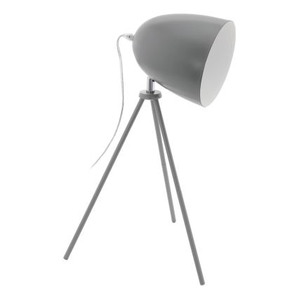 Eglo 33094 - Tafellamp DUNDEE 1xE27/60W/230V grijs