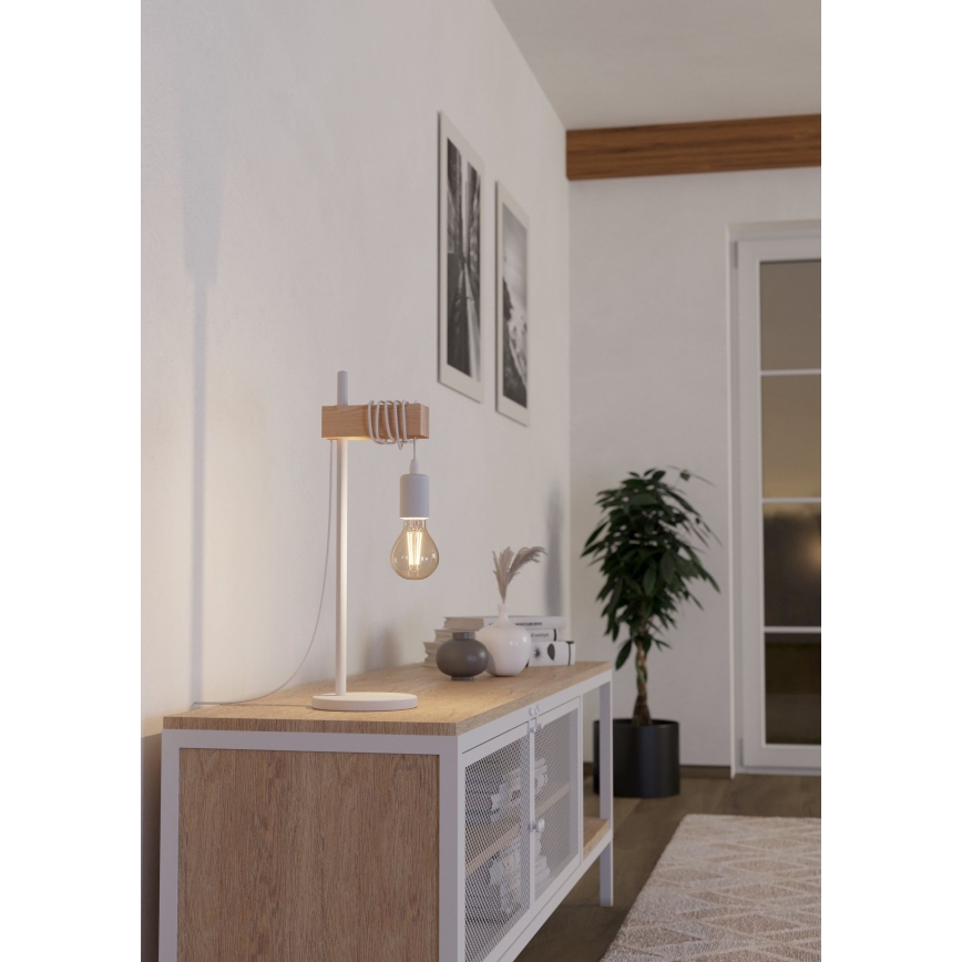 Eglo - Lampe de table TOWNSHEND 1xE27/10W/230V