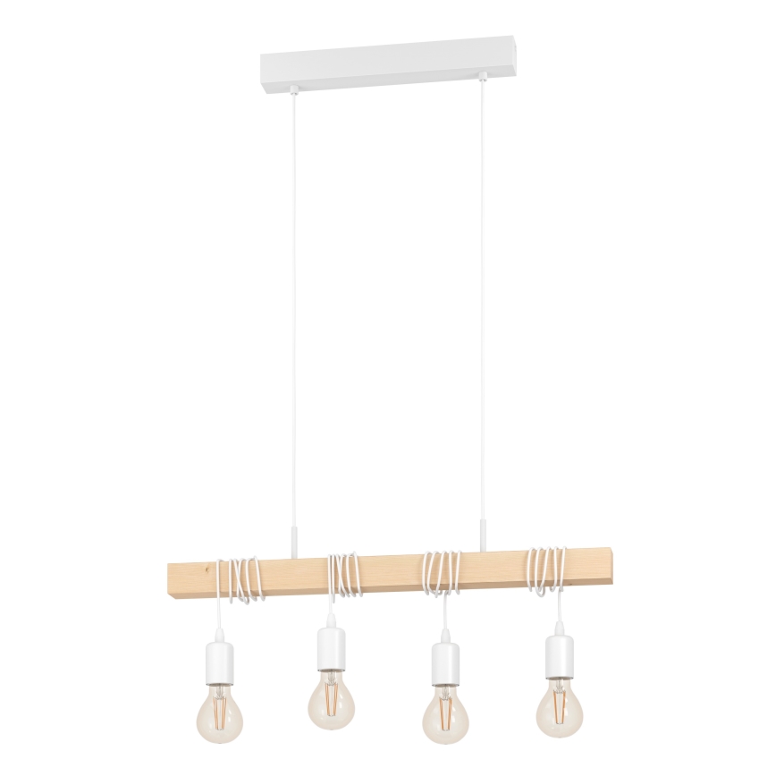 Eglo - Hanglamp aan koord TOWNSHEND 4xE27/60W/230V