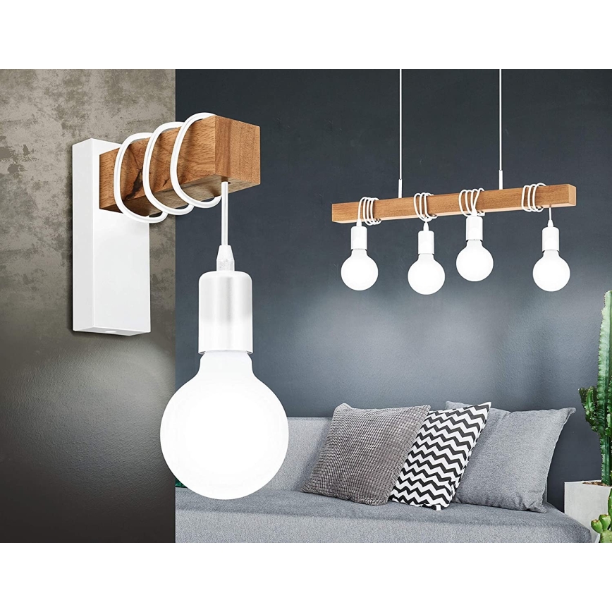 Eglo - Hanglamp aan koord TOWNSHEND 4xE27/60W/230V
