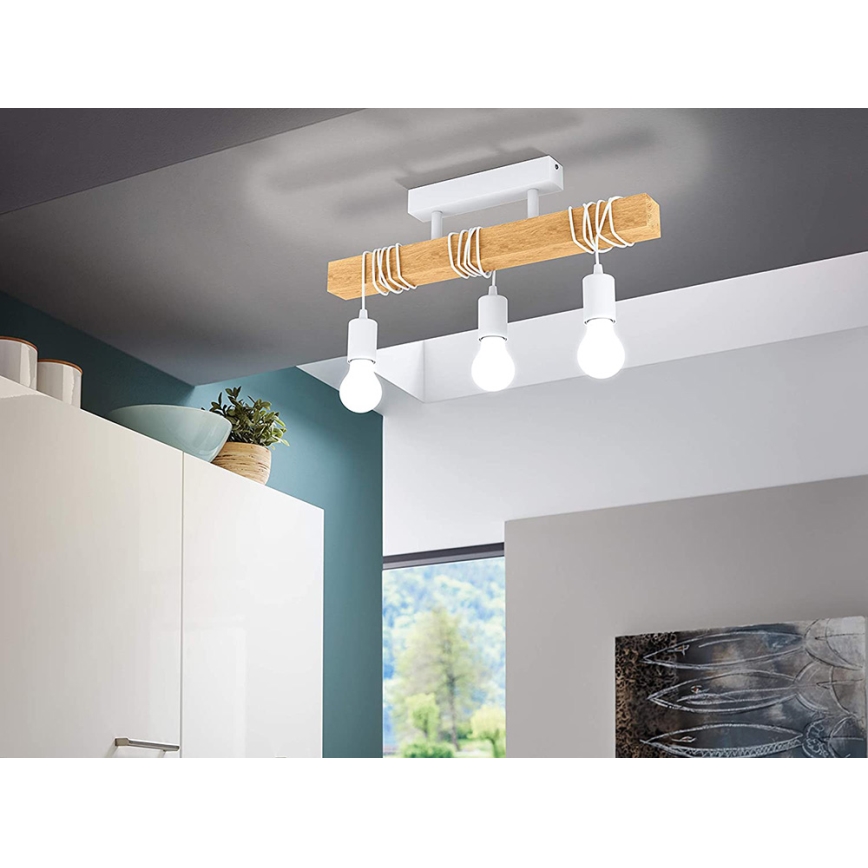 Eglo - Plafondlamp TOWNSHEND 3xE27/60W/230V