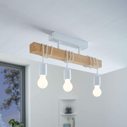 Eglo - Plafonnier TOWNSHEND 3xE27/60W/230V