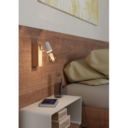 Eglo - Applique murale TOWNSHEND 1xE27/10W/230V