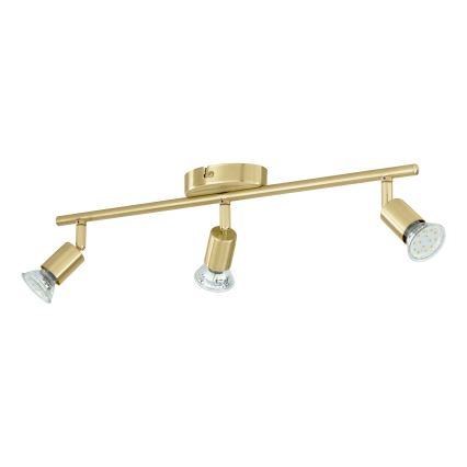 Eglo - Spot LED 3xGU10/2,8W/230V 3000K doré