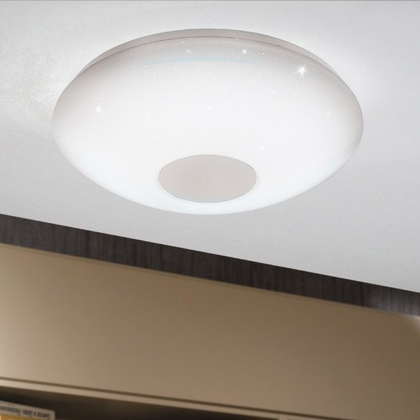 Eglo 33218 - Plafonnier LED RGBW dimmable VOLTAGO-C LED/17W/230V 2700-6500K Ø 38 cm