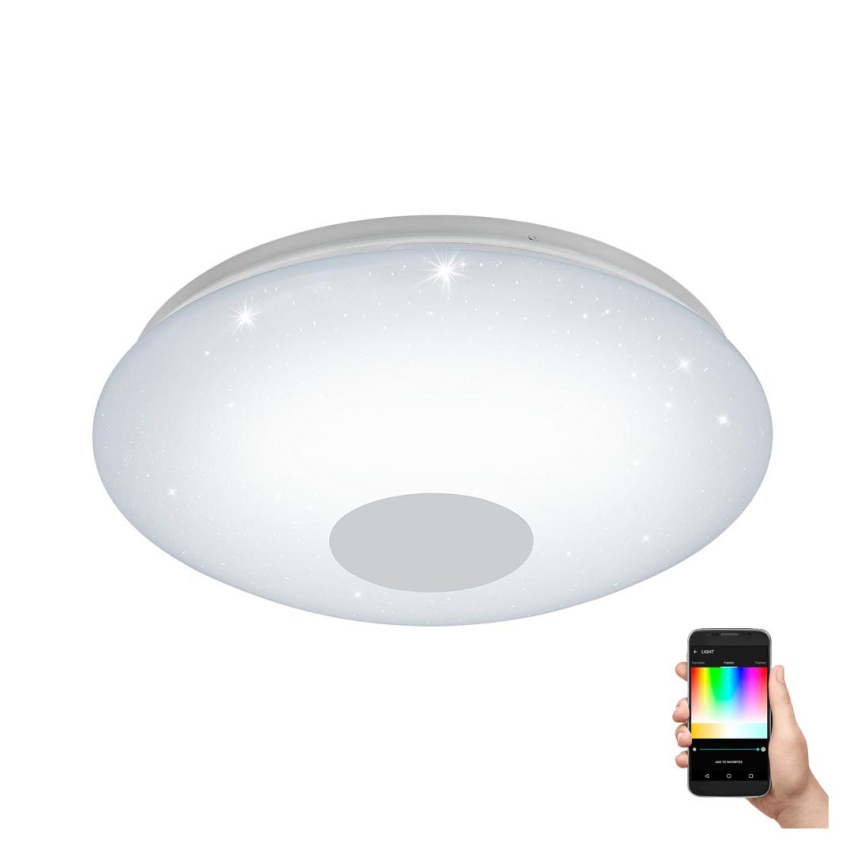 Eglo 33218 - Plafonnier LED RGBW dimmable VOLTAGO-C LED/17W/230V 2700-6500K Ø 38 cm