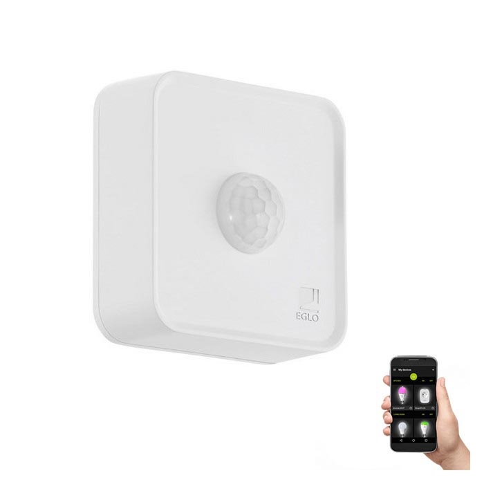 Eglo 33236 - Buiten bewegingssensor CONNECT SENSOR 3xAA 12 m wit IP44