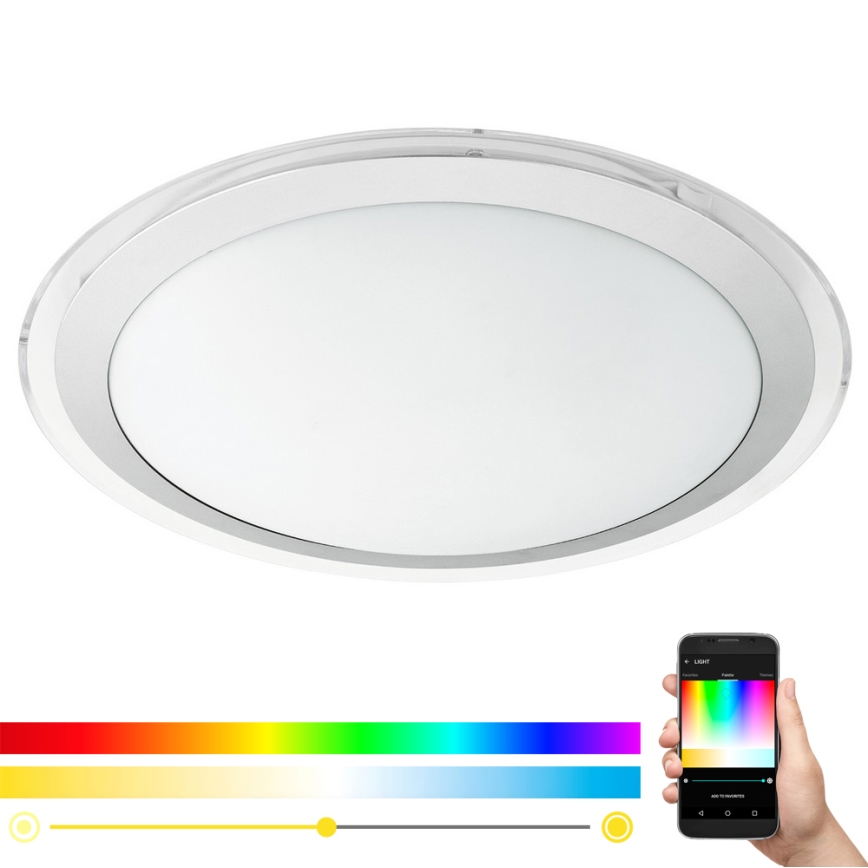 Eglo 33255 - LED RGBW Dimbare plafondlamp COMPETA-C LED/17W/230V 2700-6500K Ø 43 cm