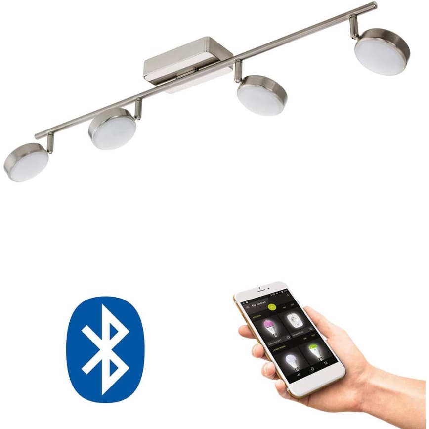 Eglo 33274 - Spot RGBW à intensité variable CORROPOLI-C 4xLED/5W/230V