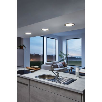 Eglo 33317 - Luminaire encastré LED RGBW dimmable FUEVA-C LED/15,6W/230V 2700–6500K Ø 22,5 cm