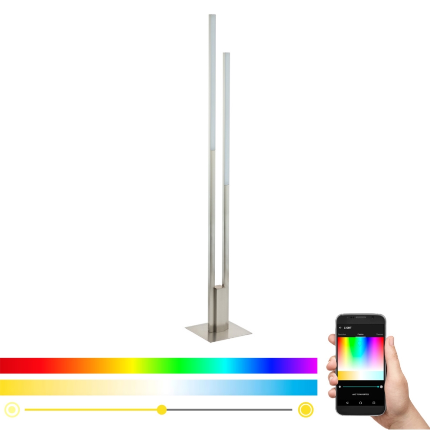 Eglo 33323 - Lampadaire dimmable LED RGBW FRAIOLI-C LED/34W/230V 2700-6500K chrome mat