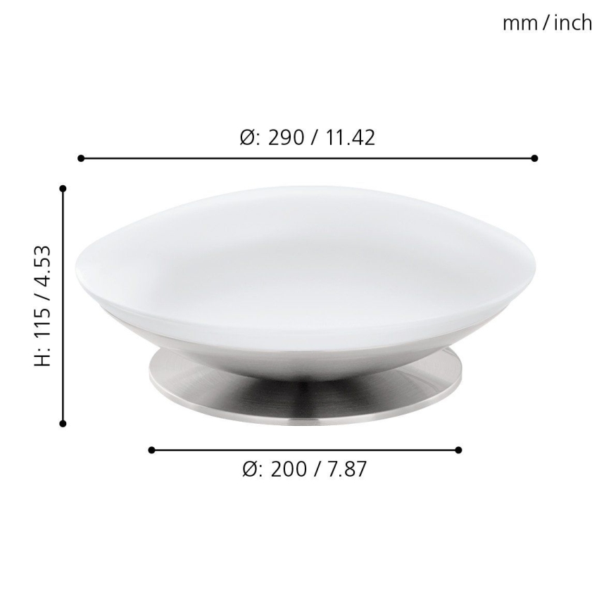 Eglo 33324 - LED RGBW dimbare tafellamp FRATTINA-C LED/18W/230V mat chroom