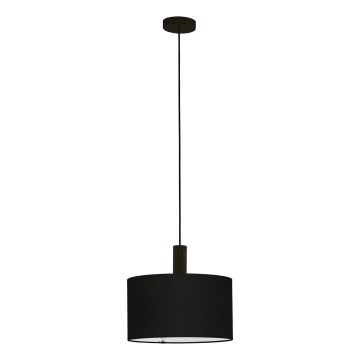 Eglo 33354 - Hanglamp aan kabel AMANI 1xE27/60W/230V Ø 38 cm zwart