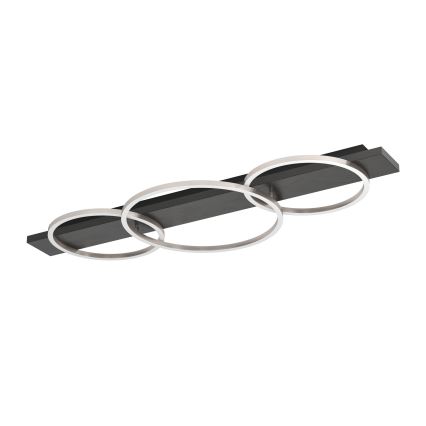 Eglo 33488 - Plafonnier LED BOYAL 2xLED/12W/230V + LED/12W noir