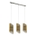 Eglo 33549 - Suspension avec fil AGREDA 3xE27/40W/230V