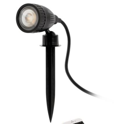 Eglo 33579 - LED RGBW buitenlamp NEMA-C 1xGU10/5W/230V IP44 zwart