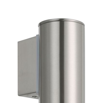 Eglo 33581 - Applique murale d'extérieur LED RGBW dimmable RIGA 1xGU10/5W/230V 2700-6500K IP44 chrome mat