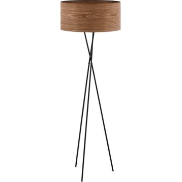 Eglo 33705 - Lampadaire CANNAFESCA 1xE27/60W/230V marron/noir