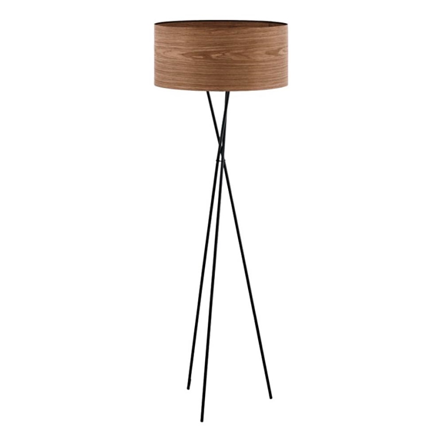 Eglo 33705 - Vloerlamp CANNAFESCA 1xE27/60W/230V bruin/zwart
