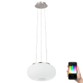 Eglo 33766 - Suspension filaire RGBW à intensité variable OPTICA-C LED/22W/230V
