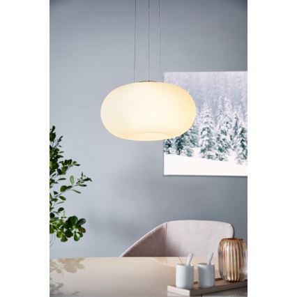 Eglo 33766 - Suspension filaire RGBW à intensité variable OPTICA-C LED/22W/230V