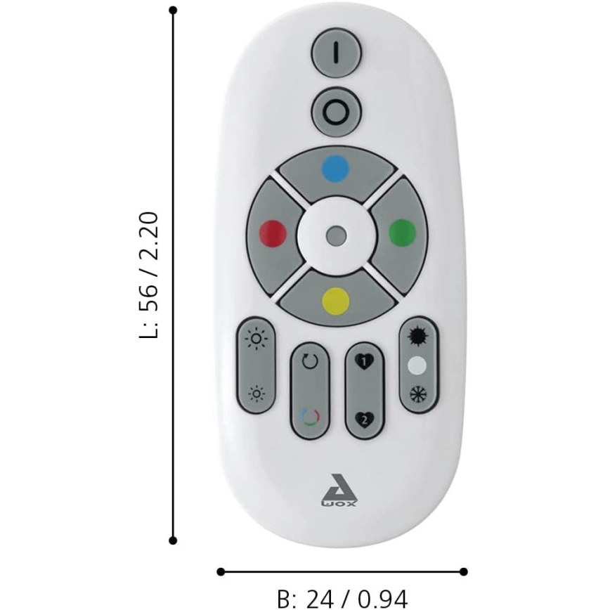 Eglo - Télécommande CONNECT-Z 2xAAA Bluetooth ZigBee