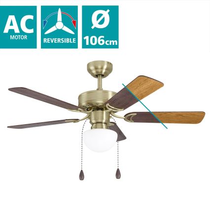 Eglo - Ventilateur de plafond 1xE27/40W/230V