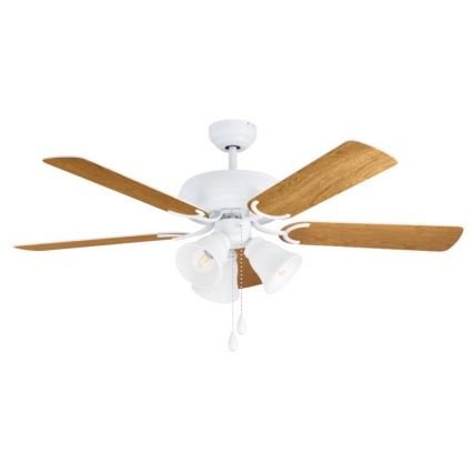 Eglo 35076 - Plafondventilator LAS PALMAS 3xE27/40W/230V bruin